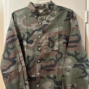 Used Denim & Supply Ralph Lauren Casual Long Sleeve Button Up Camo XXL